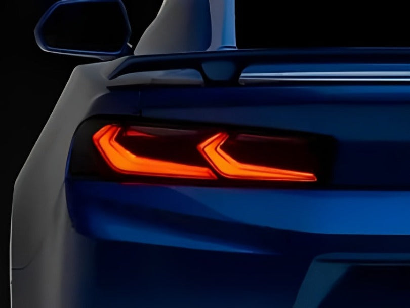 Corvette C8 Style LED Smoked Tail Lights for Chevrolet Camaro 2014-2015 - Cars Mania
