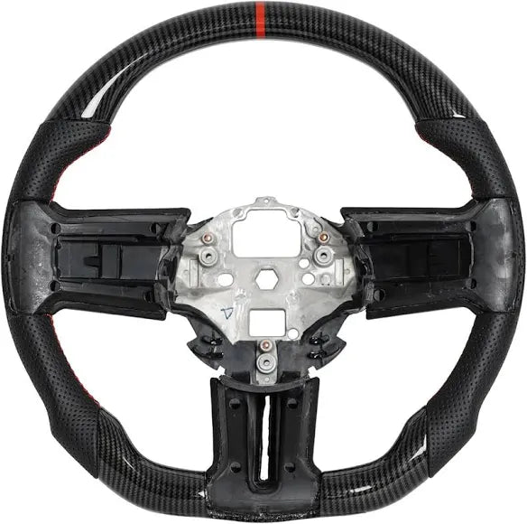 OEM Style Carbon Fiber Steering Wheel for Ford Mustang 2010-2014