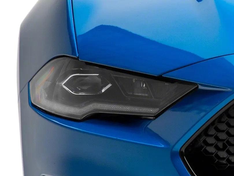 Black Background Clear Lens LED Headlight for Ford Mustang 2015-2017 - Cars Mania