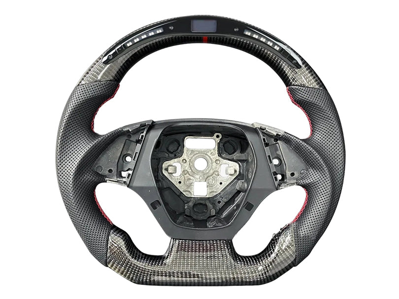 Digital Carbon Fiber Steering Wheel with LED Dash Display for Chevrole ...