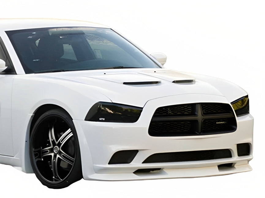 Dual Style Vent Scoop Hood Bonnet for Dodge Charger 2011-2014 - Cars Mania