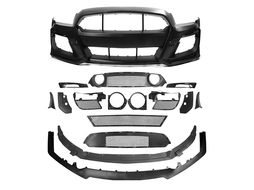 2018 Shelby GT500 Style Conversion Front Bumper for Ford Mustang 2010-2014 - Cars Mania