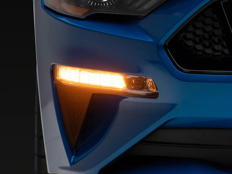 LED Fog Lights with Turn Signals for Ford Mustang 2018-2023