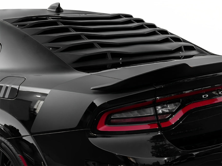 LV Style Rear Window Louvers for Dodge Charger 2015-2023 - Cars Mania