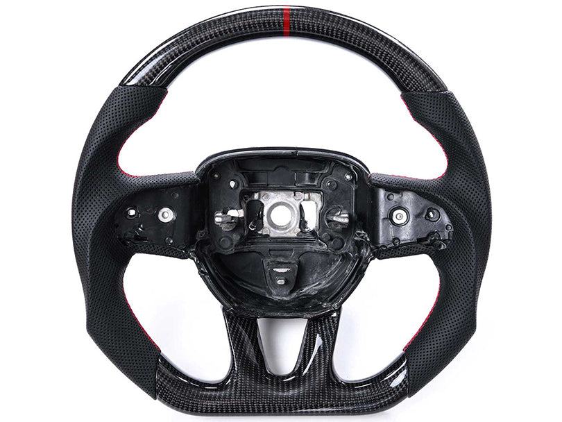 OEM Style Carbon Fiber Steering Wheel for Dodge Charger 2015-2023 - Cars Mania