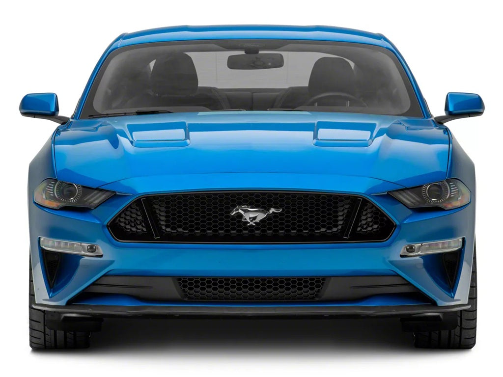 OEM Style Black Background Clear Lens Headlight for Ford Mustang 2018-2023