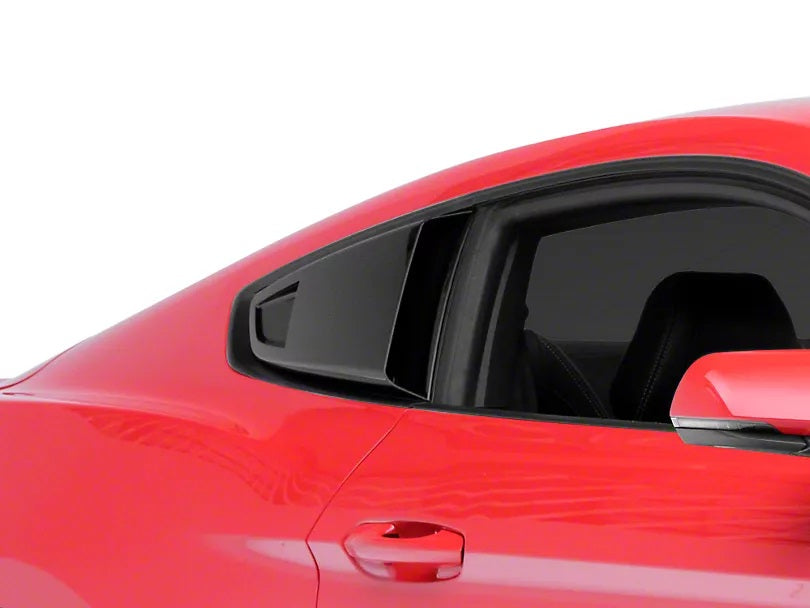 Shelby GT500 Style Quarter Rear Windows Louvers Scoops for Ford Mustang 2015-2023 - Cars Mania