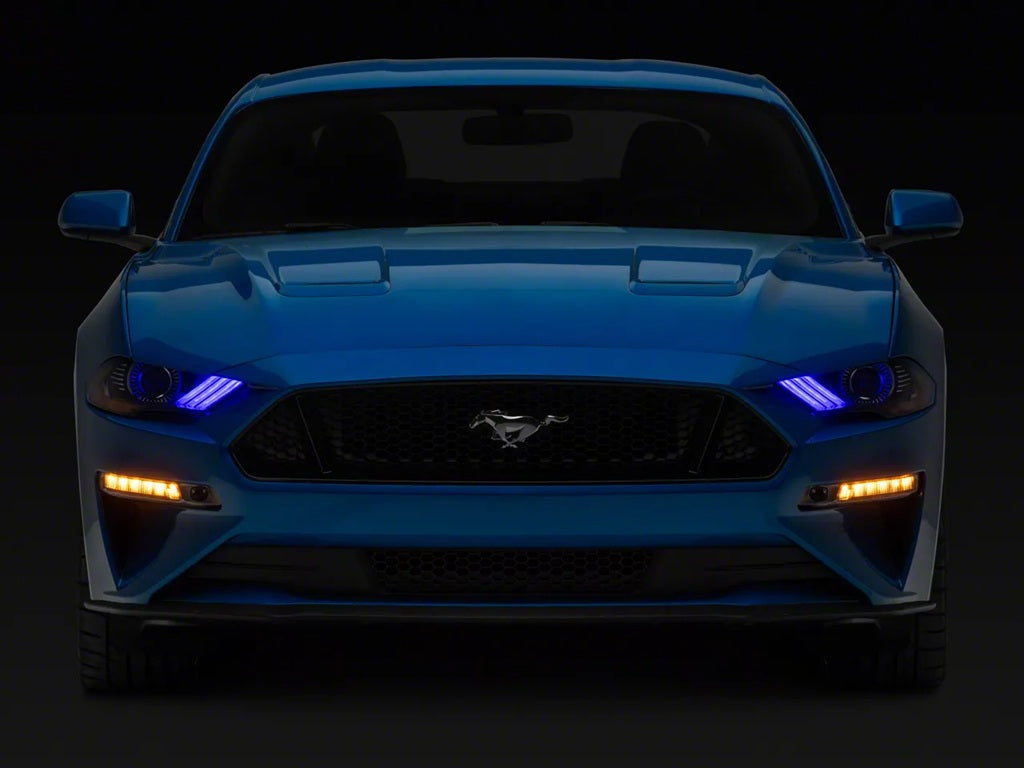 RGB Projector LED Headlights for Ford Mustang 2018-2022