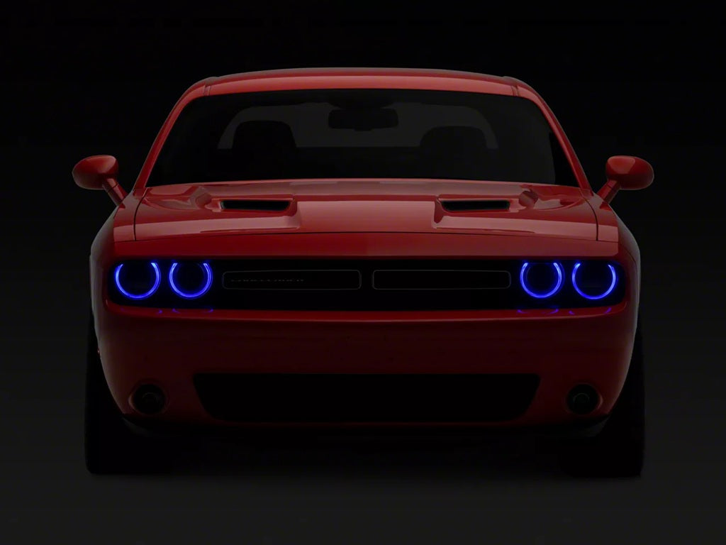 RGB Projector LED Headlights for Dodge Challenger 2015-2023