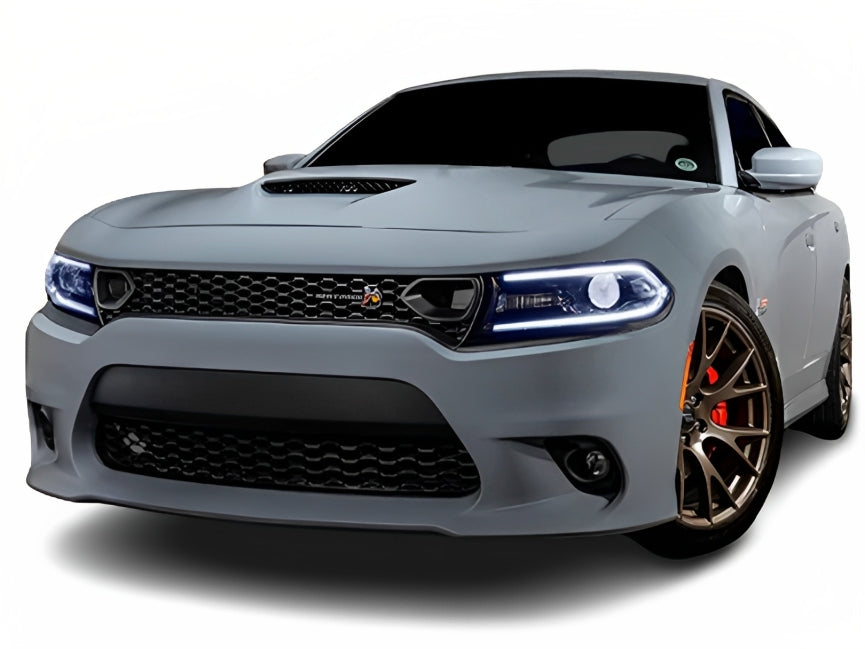 RGB Projector LED Headlights for Dodge Charger 2015-2023 - Cars Mania