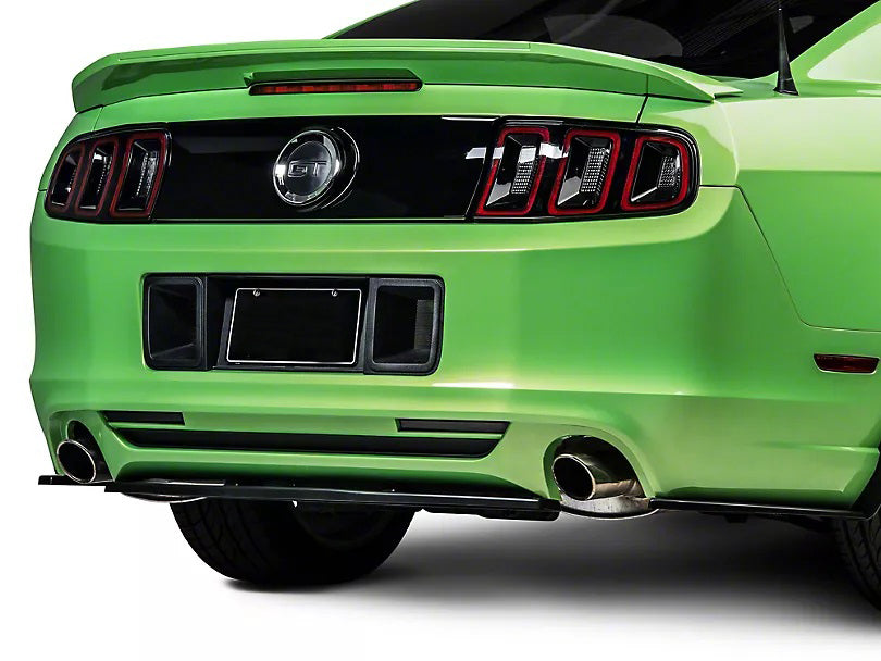 RTR Rear License Plate Surround with Ducts for Ford Mustang 2010-2014 ...