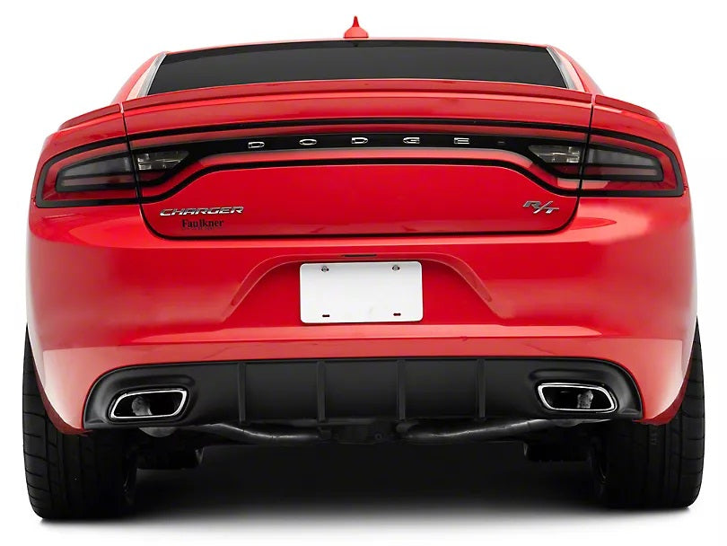 Rear Diffuser For 2015-2023 Dodge Charger - SRT Style Lip For Non-Widebody Models