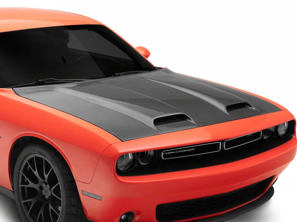SRT Hellcat Redeye Style Carbon Fiber Hood Bonnet for Dodge Challenger 2008-2023