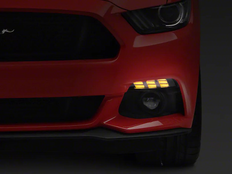 LED Fog Lights with Turn Signals for Ford Mustang 2015-2017