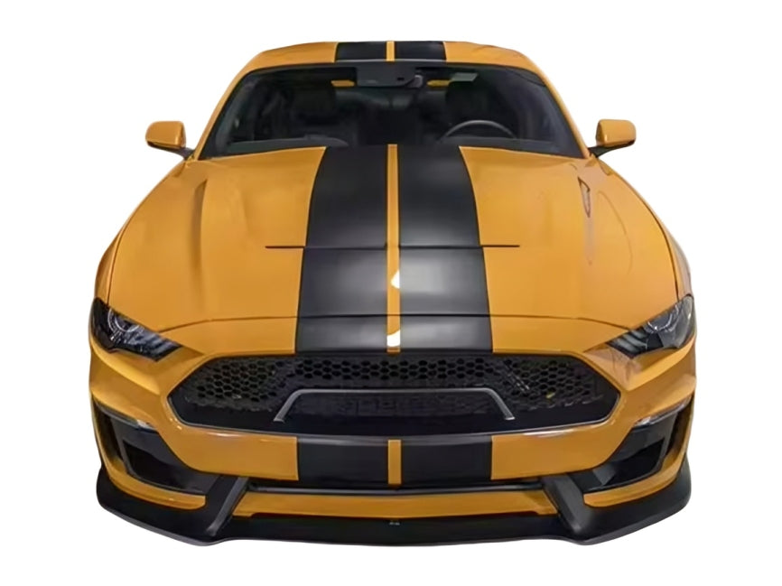 Shelby Super Snake Style Front Bumper with Side Skirt for Ford Mustang 2018-2023