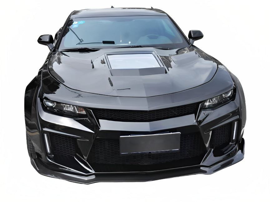 Transparent Glass Carbon Fiber Hood Bonnet for Chevrolet Camaro 2016-2023 - Cars Mania