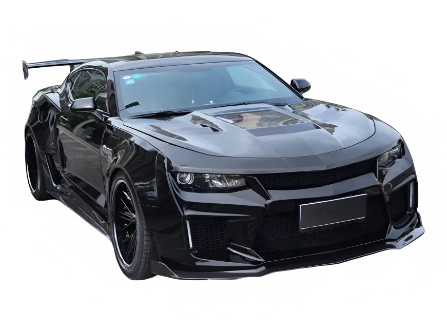 Transparent Glass Carbon Fiber Hood Bonnet for Chevrolet Camaro 2016-2023 - Cars Mania