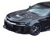 Transparent Glass Carbon Fiber Hood Bonnet for Chevrolet Camaro 2016-2023 - Cars Mania