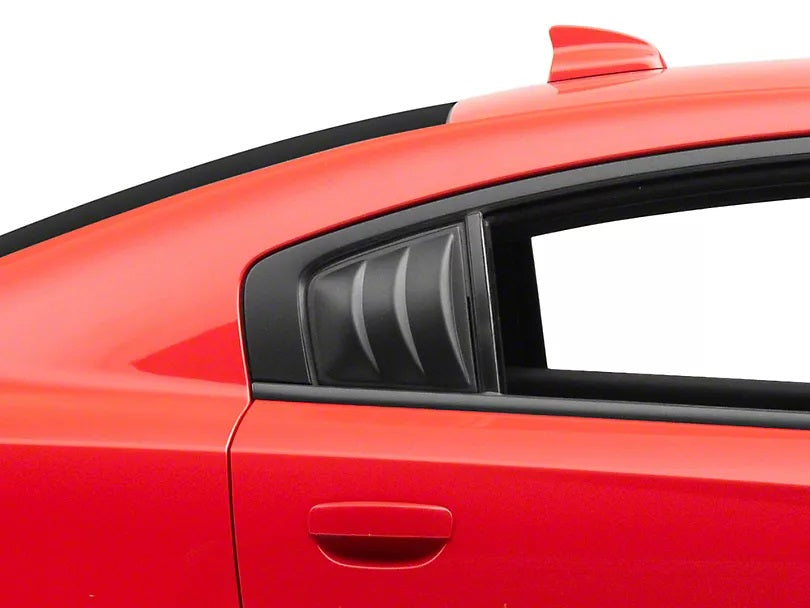 V3 Style Rear Window Louvers Scoops for Dodge Charger 2015-2023 - Cars Mania