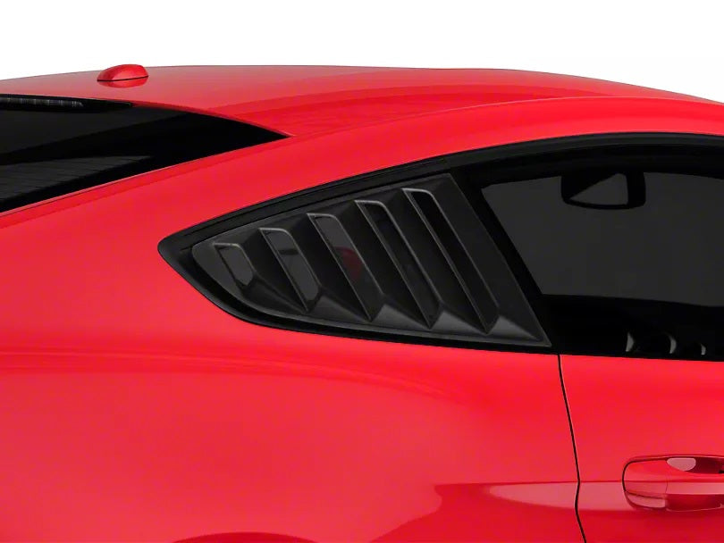 Vintage Quarter Rear Windows Louvers Scoops for Ford Mustang 2015-2023 - Cars Mania