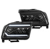 Valand Style LED Bar Projector Headlights Headlights for Ford Mustang 2010-2014 - Cars Mania