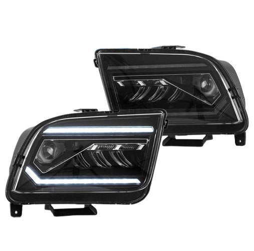 Valand Style LED Bar Projector Headlights Headlights for Ford Mustang 2010-2014 - Cars Mania