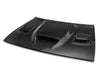 SRT Hellcat Style Carbon Fiber Hood Bonnet for Dodge Challenger 2008-2023 - Cars Mania