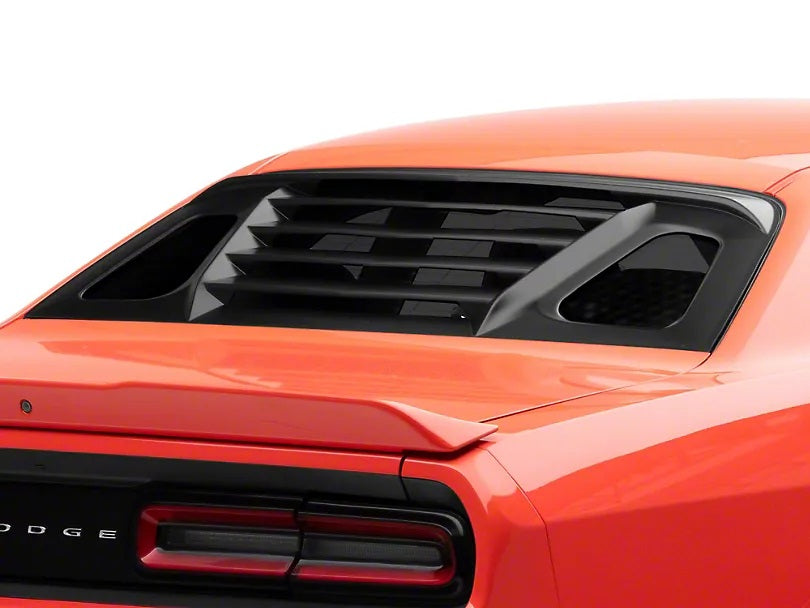 RS Rear Window Louvers for Dodge Challenger 2008-2023 - Cars Mania